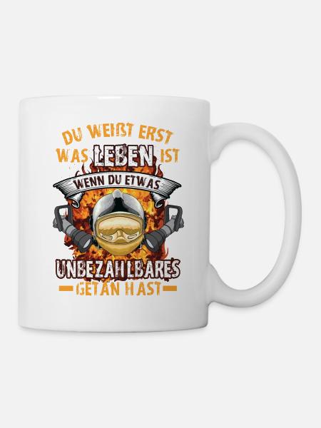 FW - Unbezahlbares getan - Tasse - Weiß