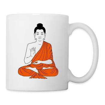 buddha - Tasse - Weiß - Rechts