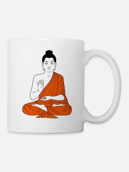 bouddha - Mug blanc - blanc