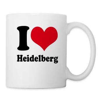 J'adore Heidelberg - Mug blanc - blanc - Droite