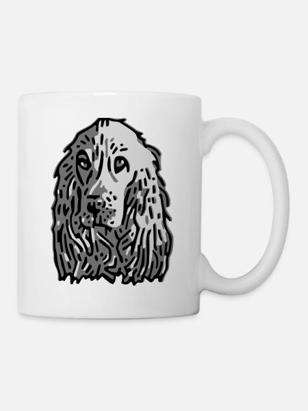 cocker - Tasse - Weiß