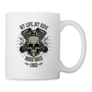 Gift for Biker - Year 1982 - Mug - white - Right
