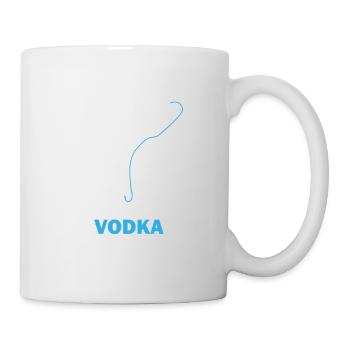Veggie / Vegan: Vodka est végétalien - Mug blanc - blanc - Droite