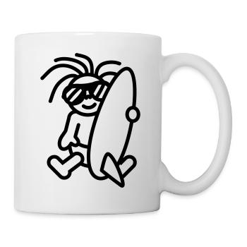 baby__surfer_1c - Mug - white - Right