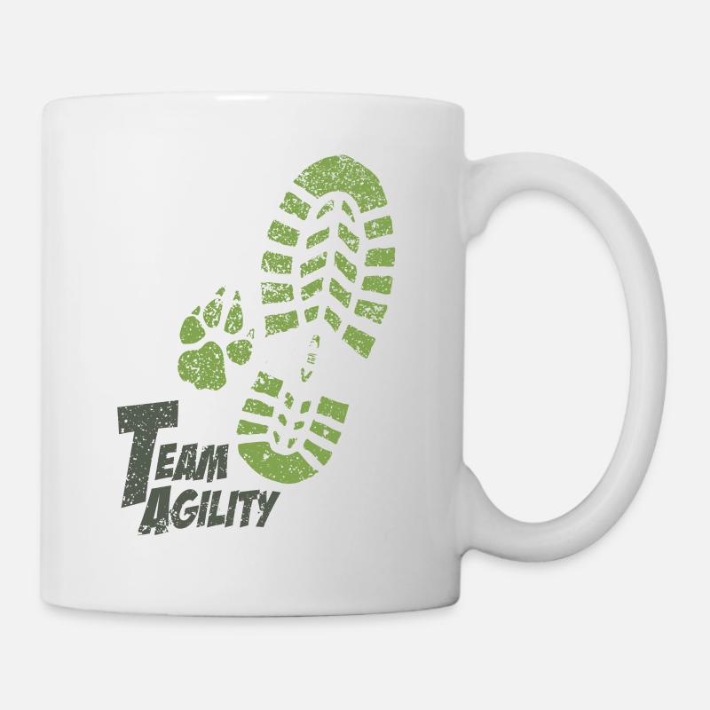 Team Agility gruen - Mug blanc - blanc