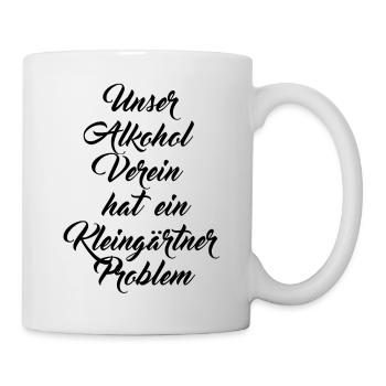 Kleingärtner Verein - Tasse - Weiß - Rechts