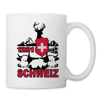 Schweiz 1291 - Tasse - Weiß - Rechts