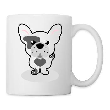 French Bulldog - Tasse - Weiß - Rechts