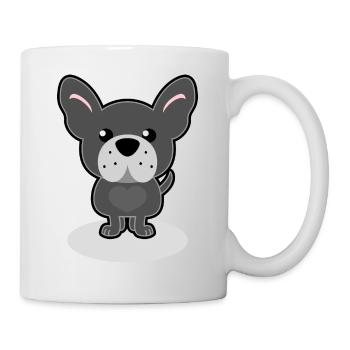 French Bulldog - Tasse - Weiß - Rechts