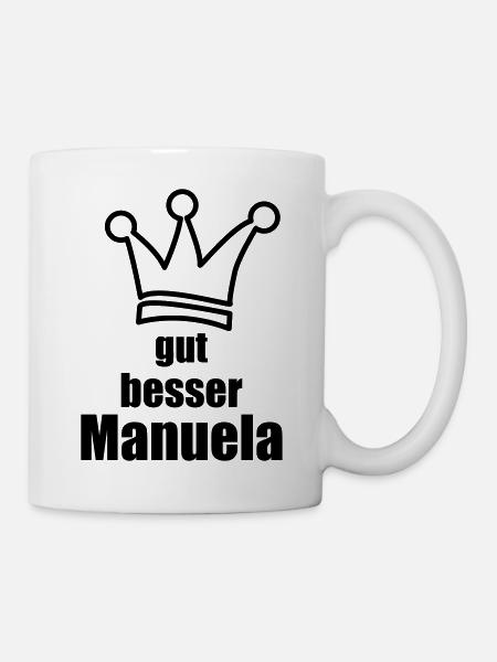 Manuela - Tasse - Weiß