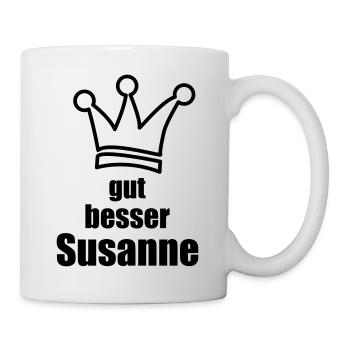 Susanne - Tasse - Weiß - Rechts