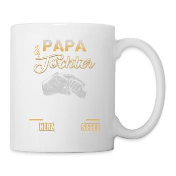 Papa und Tochter - Tasse - Weiß - Rechts