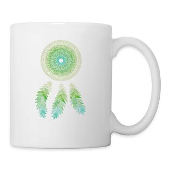 Mandala dream catcher - Mug - white - Right