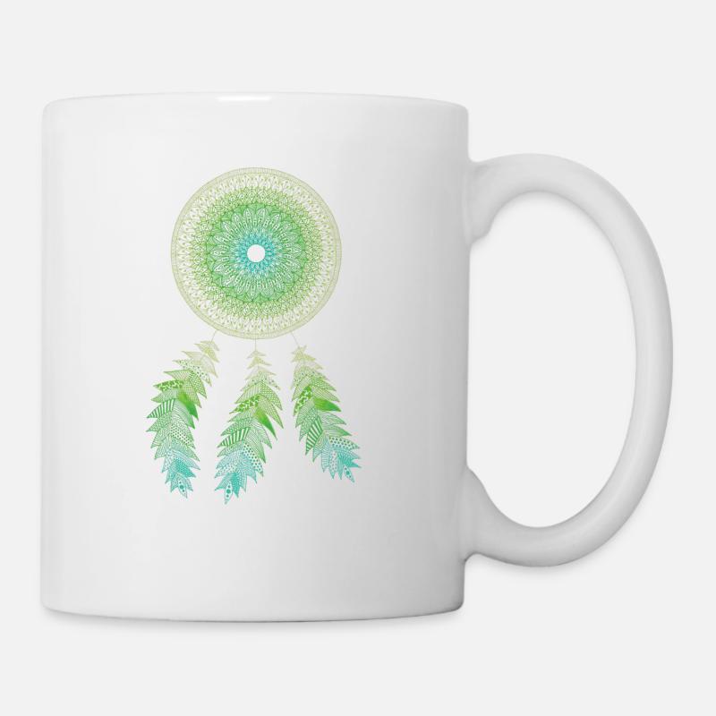 Mandala Dream Catcher - Mug blanc - blanc