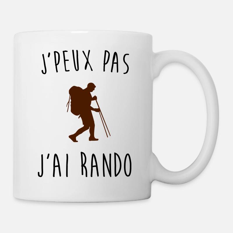 j'peux pas j'ai rando - Mug blanc - blanc