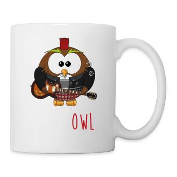 Sweet Owl! Hardcowl! Owl funny funny witty cute - Mug - white - Right
