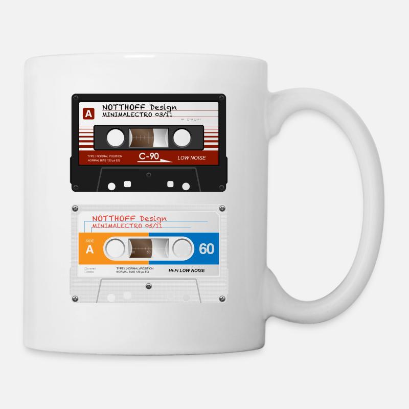 Tapes Minimalectro - Mug - white