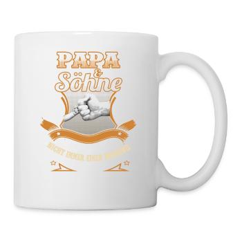 Papa & Söhne - Tasse - Weiß - Rechts