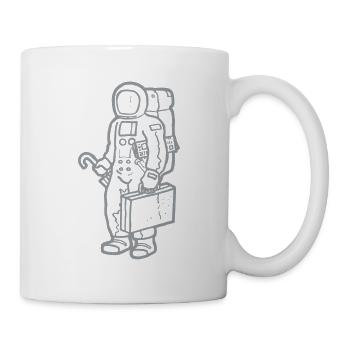 Spaceman in silver 2 - Mug - white - Right