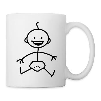 baby_stick_figure_1c - Mug - white - Right