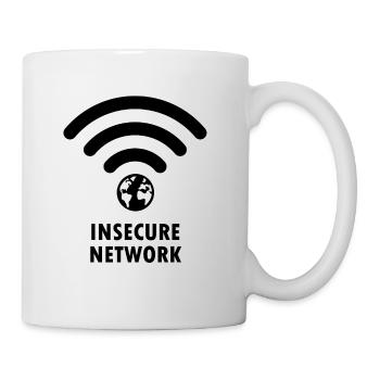 Insecure Network World WiFi Internet Connection - Mug - white - Right