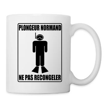 Plongeur Normand - Mug blanc - blanc - Droite