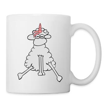 Einhorn locke - Tasse - Weiß - Rechts