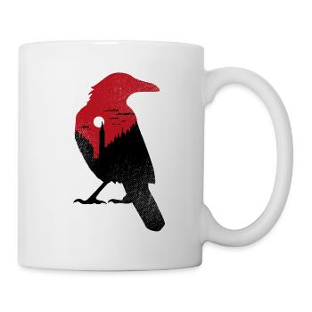 The Night City Crow - Mug - white - Right