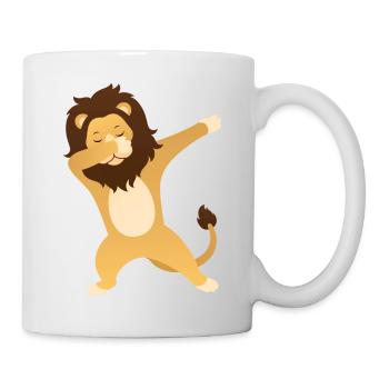 Lion Dab Dance - Cool Gift - Mug blanc - blanc - Droite