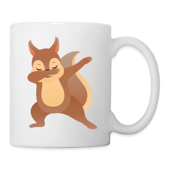 Squirrel Dab Dance - Cool Gift - Mug blanc - blanc - Droite
