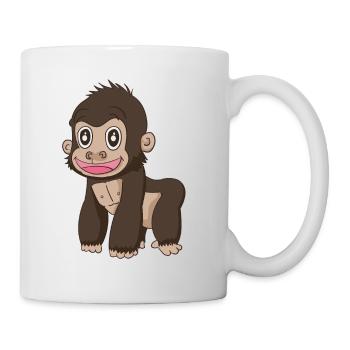 Süsser Affe - Tasse - Weiß - Rechts