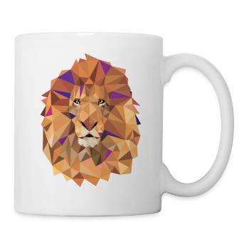 Löwe - Tasse - Weiß - Rechts