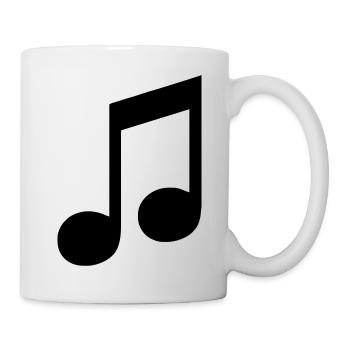 note - Tasse - Weiß - Rechts