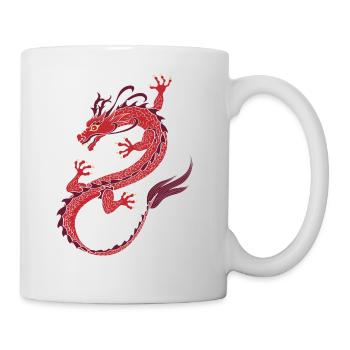 Dragonflight red - Mug - white - Right