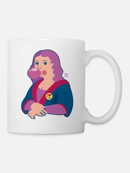Mona Lisa chicle - Mug blanc - blanc