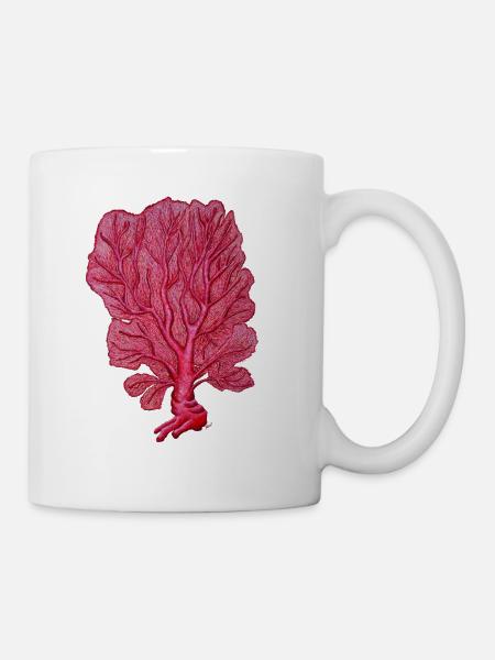 Corail - Venus Coral red - Coral Sea fans - Mug - white