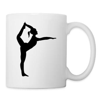 ballerina ballett dance dancer tanz taenzer yoga61 - Tasse - Weiß - Rechts