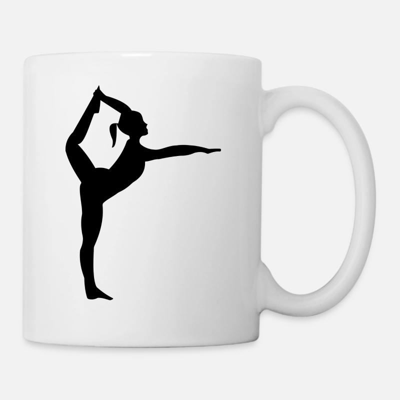 danse de ballerine ballet danse danseur danseuse yoga61 - Mug blanc - blanc