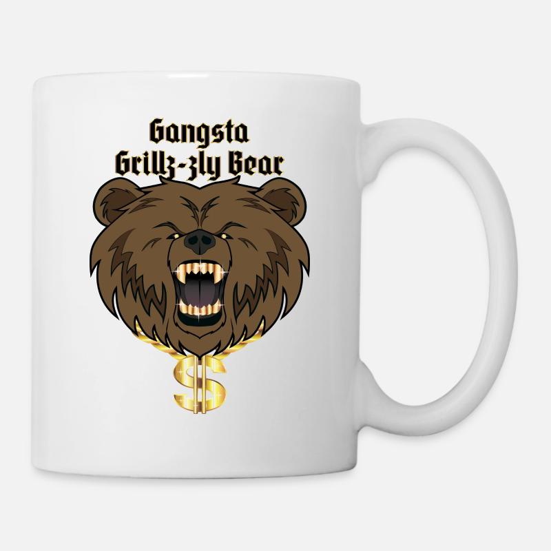 Ours Gangsta - Mug blanc - blanc