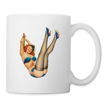 Marine la pin up - Tasse - Weiß - Rechts