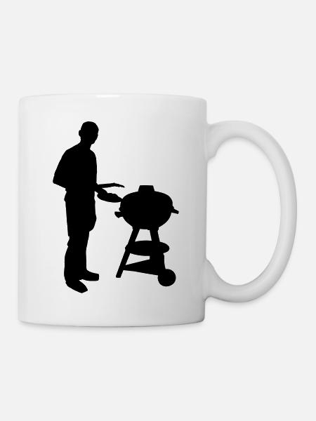 barbecue grill - Tasse - Weiß