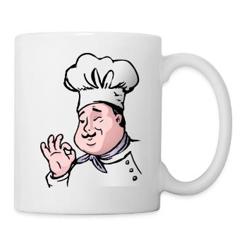 Chef cuisinier - Mug blanc - blanc - Droite