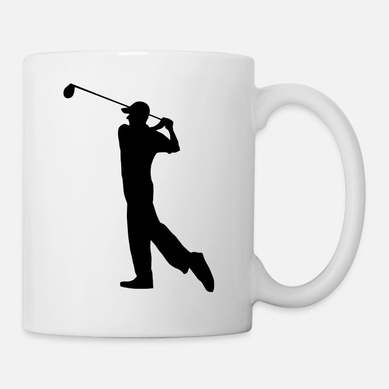 Golf - Golfball - Tasse - Weiß