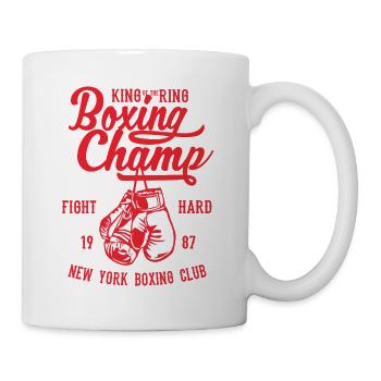 Boxing Champ Boxing Boxer Ring Champion Fighting Club - Mug - white - Right