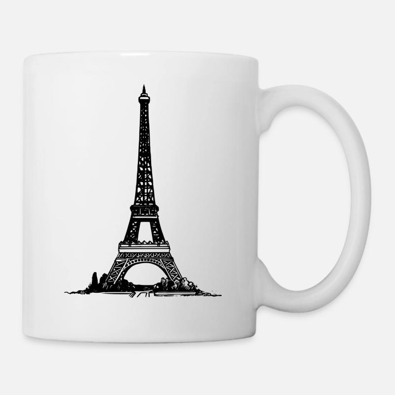 tour Eiffel - Mug blanc - blanc