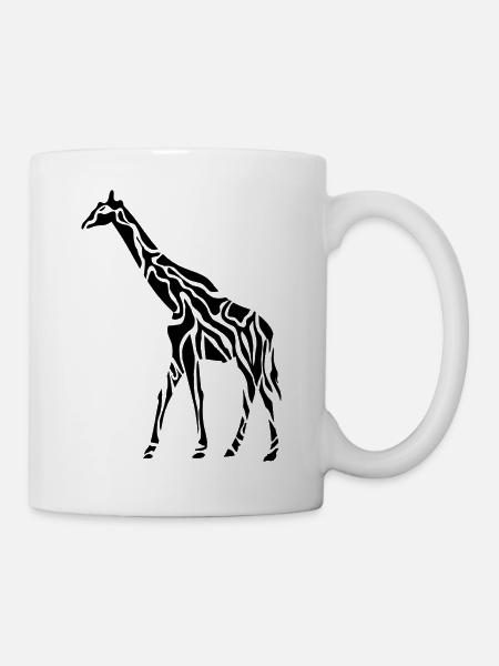 Girafe - Mug blanc - blanc