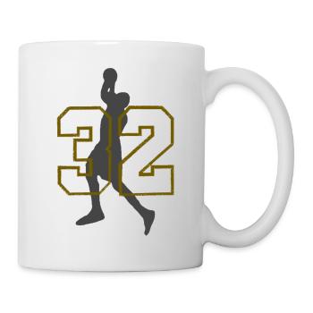 basketball - Mug blanc - blanc - Droite