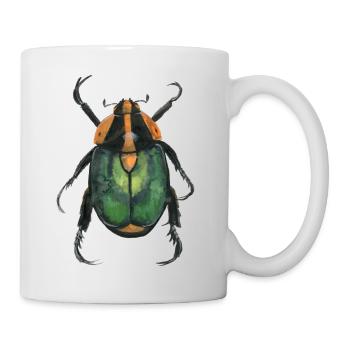 Kaefer2 - Tasse - Weiß - Rechts