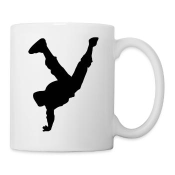 BreakDance Break Dance CADEAU hip hop - Mug blanc - blanc - Droite