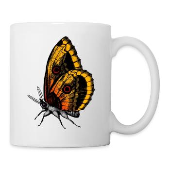 Beautiful butterfly perfect as a gift idea - Mug - white - Right
